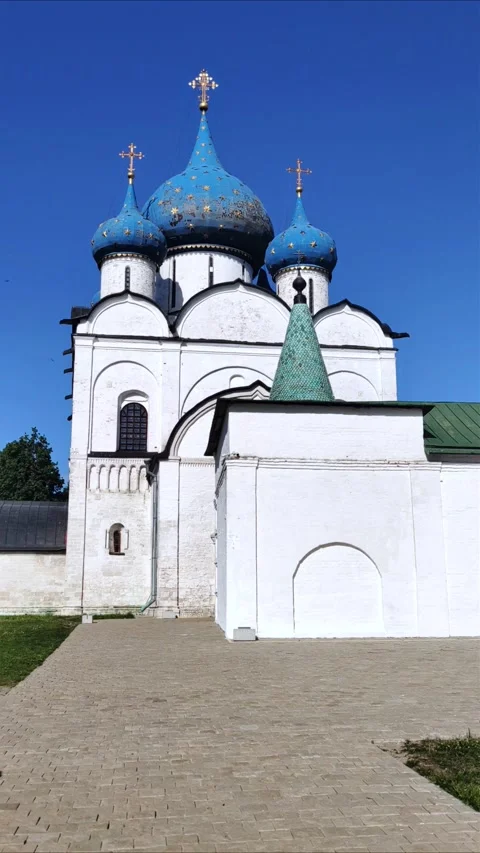 Cathedral of the Nativity of the Blessed Virgin Mary. Suzdal. Stock Footage 285444445