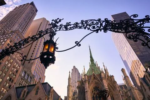 Cathedral in New York Stock Photos