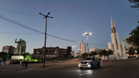 Cathedral of Our Lady of the Immaculate Conception, Maputo Province, Maputo, Video stock 336712673