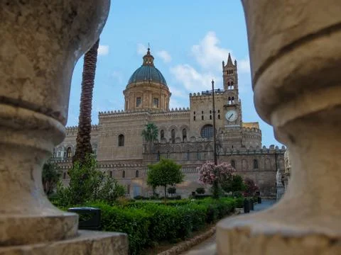 Cathedral of palermo Stock Photos