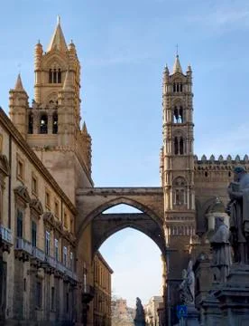 Cathedral palermo Stock Photos