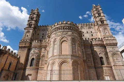 Cathedral of Palermo Stock Photos