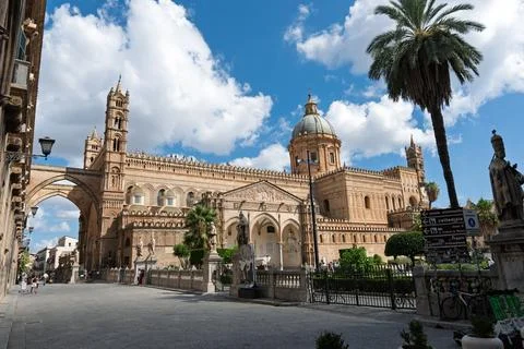 The Cathedral in Palermo Foto stock