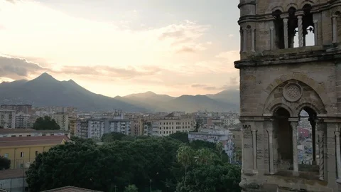 Cathedral in Palermo, Sicily. Video stock 97389984