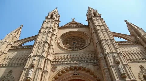 Cathedral in Palma de Mallorca Stock Footage 20504873