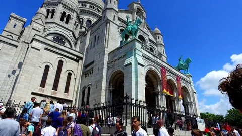 Cathedral Paris Stock Footage 82238729