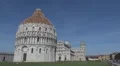 The Cathedral of Pisa and the Leaning Tower, Pisa, Italy HD Footage