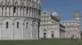 The Cathedral of Pisa and the Leaning Tower, Pisa, Italy HD Footage