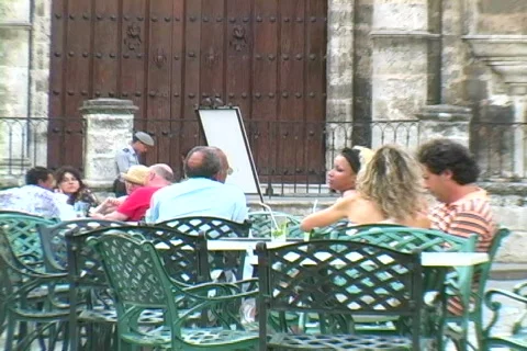 Cathedral plaza Stock Footage 396831