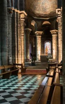 Cathedral of poitiers Stock Photos