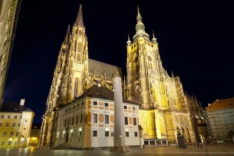 Cathedral in Prague Foto stock