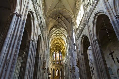 Cathedral in Prague Stock Photos
