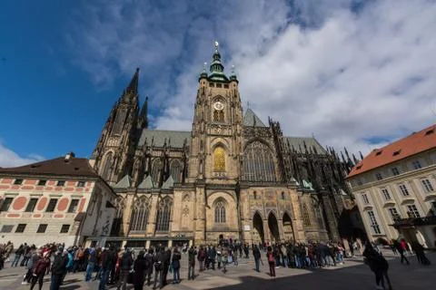 Cathedral in Prague Fotos de archivo