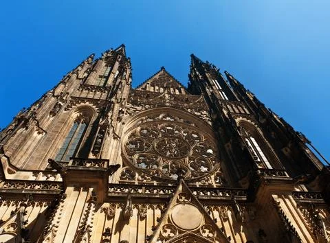 Cathedral in Prague Foto stock