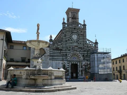 The Cathedral of Prato Foto stock