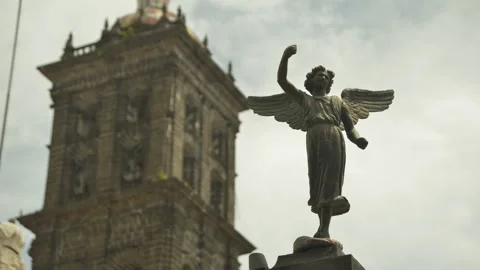 Cathedral of puebla Stock Footage 137549881