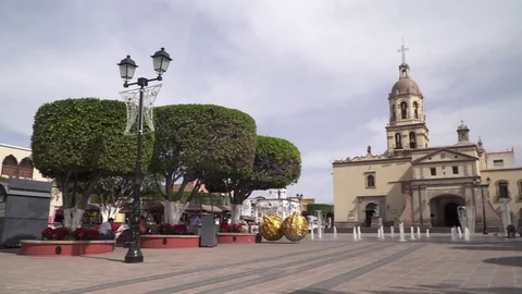 Cathedral in queretaro mexico Stock Footage 84248344