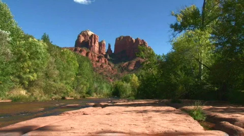 Cathedral Rock 01 Stock-Footage 754955