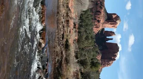 Cathedral Rock Stock Footage 10901361