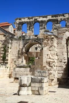 The Cathedral of Saint Domnius in Split Stock Photos