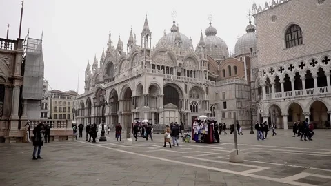 Cathedral of Saint Mark Stock Footage 144289541