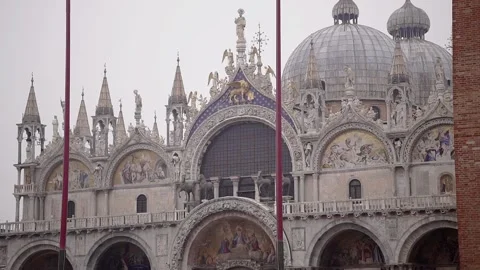 Cathedral of Saint Mark. Stock Footage 144289584