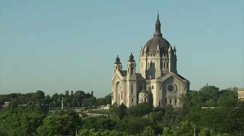 Cathedral of Saint Paul - Close Stock-Footage 52517050