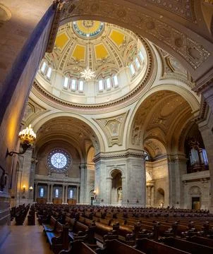Cathedral of Saint Paul interior 스톡 사진