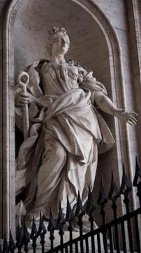 Cathedral Saint Peter - statue Stock Photos