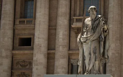 Cathedral Saint Peter - statue Stock Photos