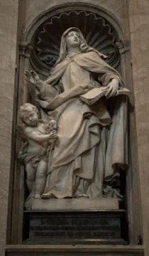 Cathedral Saint Peter - statue Stock Photos