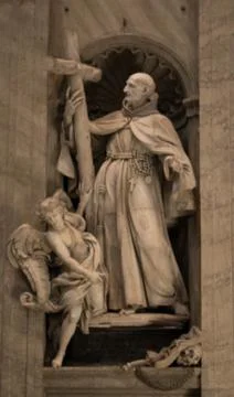 Cathedral Saint Peter - statue Stock Photos