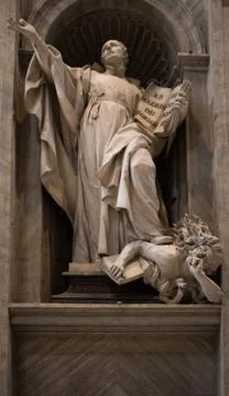 Cathedral Saint Peter - statue Stock Photos