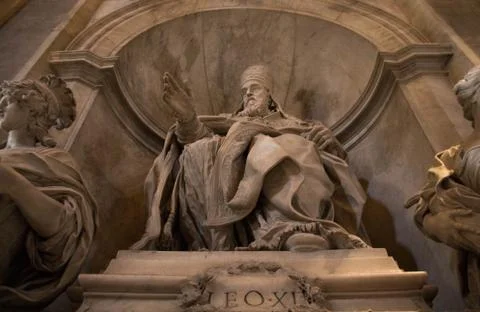 Cathedral Saint Peter - statue Stock Photos