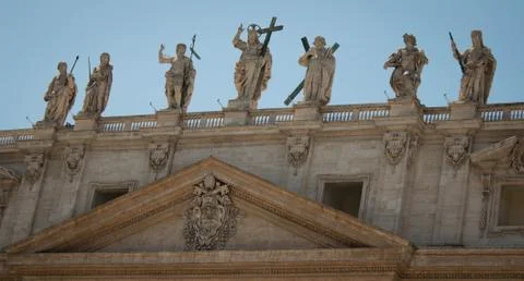 Cathedral Saint Peter - Statues Stock Photos