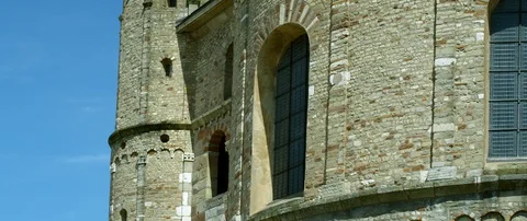 Cathedral of Saint Peter in Trier, close up Stock Footage 105855299