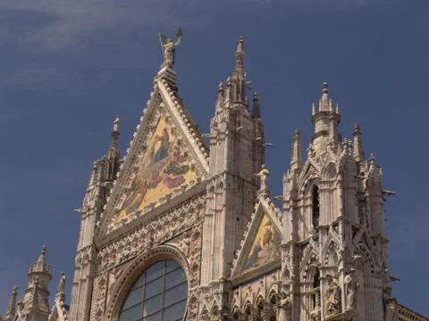 Cathedral in siena Stockfoto's