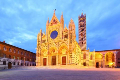 Cathedral of Siena Stock Photos