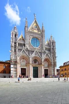 Cathedral of Siena Stock Photos