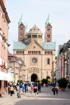 Cathedral of Speyer Stock Photos