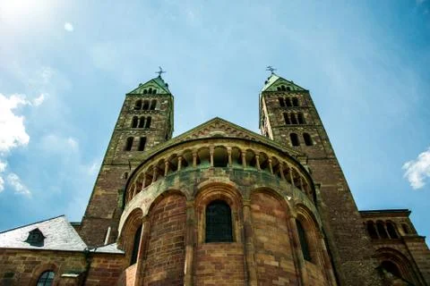 Cathedral of Speyer Stock Photos