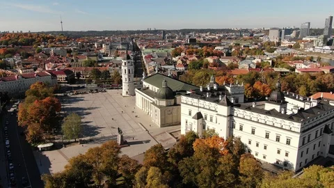 Cathedral Square Stock Footage 96300928