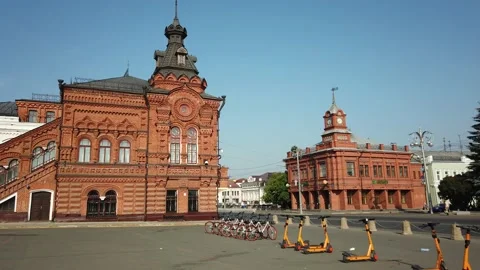 Cathedral Square in Vladimir Video stock 156695785