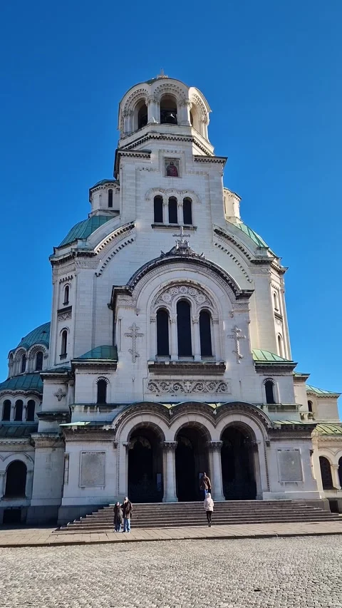 Cathedral of St. Alexander Nevsky, Sofia, Bulgaria Stock Footage 325999608
