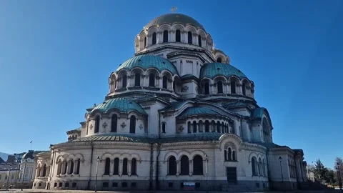Cathedral of St. Alexander Nevsky, Sofia, Bulgaria Stock Footage 325999632