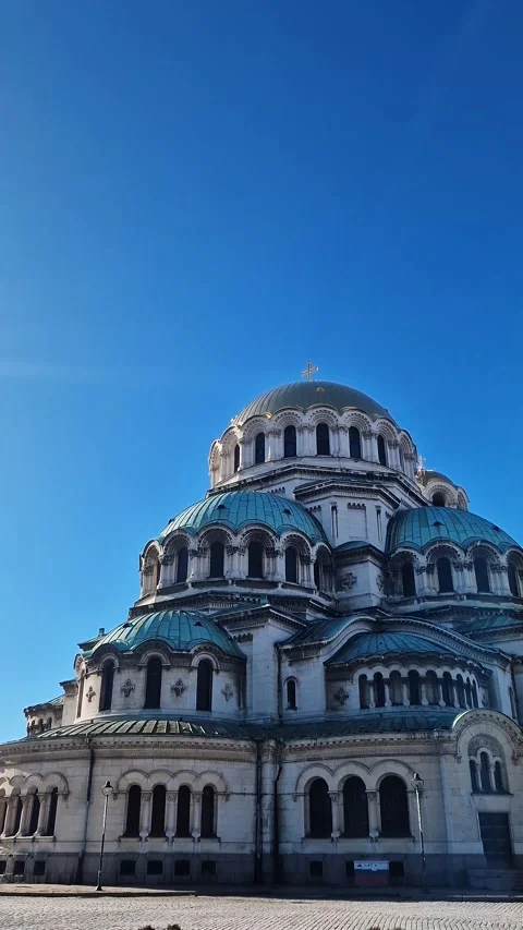 Cathedral of St. Alexander Nevsky, Sofia, Bulgaria Stock Footage 325999634
