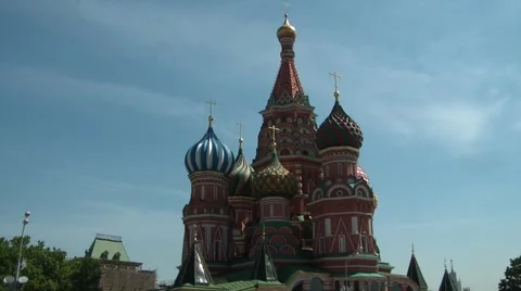Cathedral of St. Basil 2 스톡 동영상 6099688