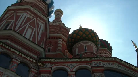 Cathedral of St. Basil 5 Vídeos de archivo 6099738