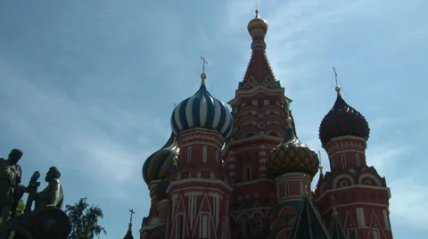 Cathedral of St. Basil Stock Footage 6099777