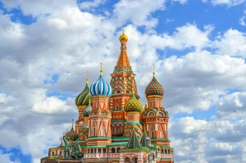 Cathedral of St. Basil Stock Photos